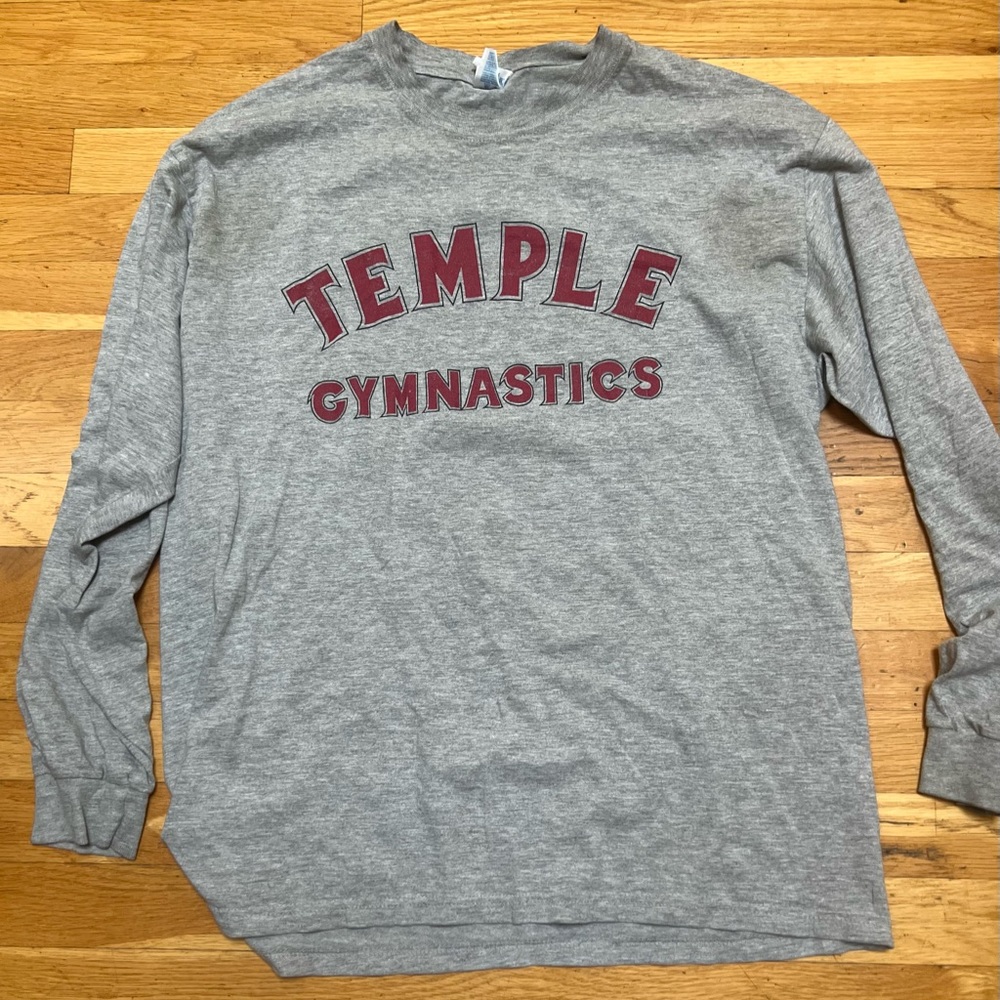 Temple Men’s Gymnastics Long Sleeve T